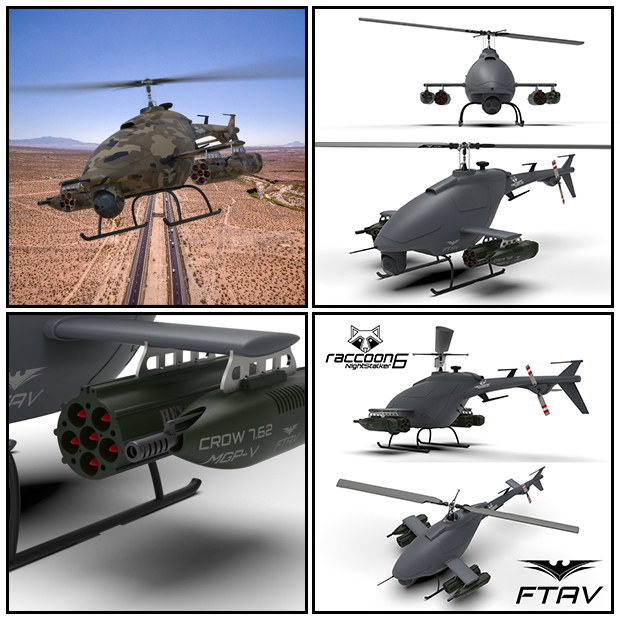 Fast Attack Helicopter Drone